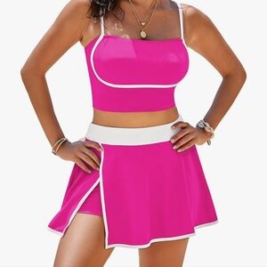 Pink Women's Swim Set